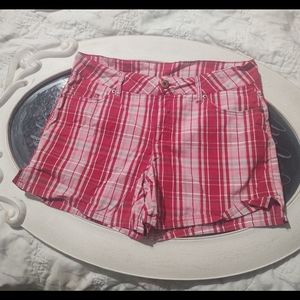 Y2K Faded Glory Plaid Shorts